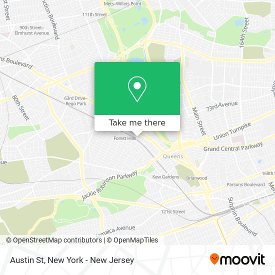 Austin St map