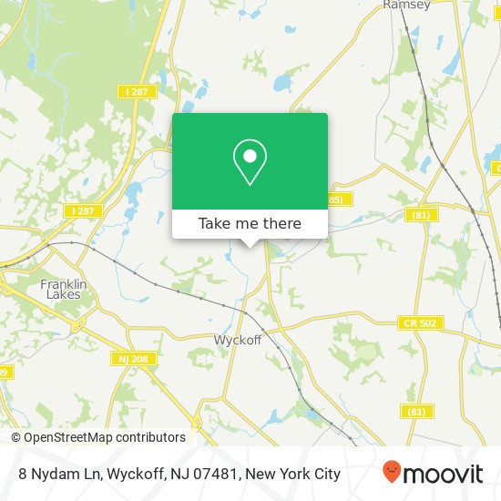 8 Nydam Ln, Wyckoff, NJ 07481 map