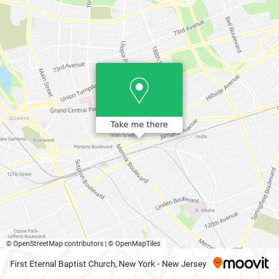First Eternal Baptist Church map