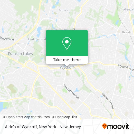 Mapa de Aldo's of Wyckoff
