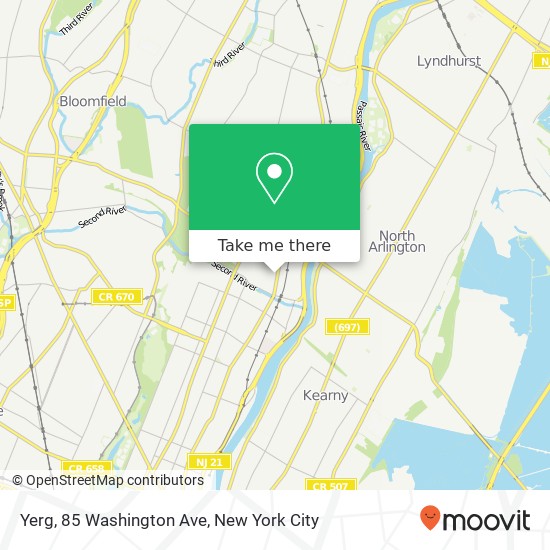 Mapa de Yerg, 85 Washington Ave