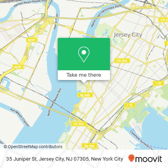 35 Juniper St, Jersey City, NJ 07305 map