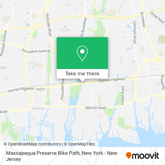 Massapequa Preserve Bike Path map