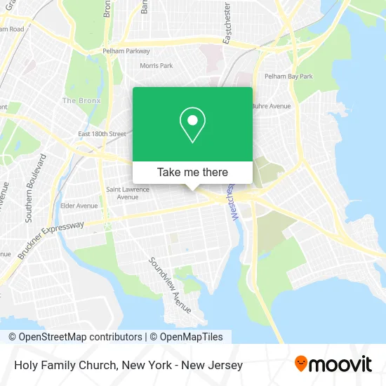 Holy Family Church map