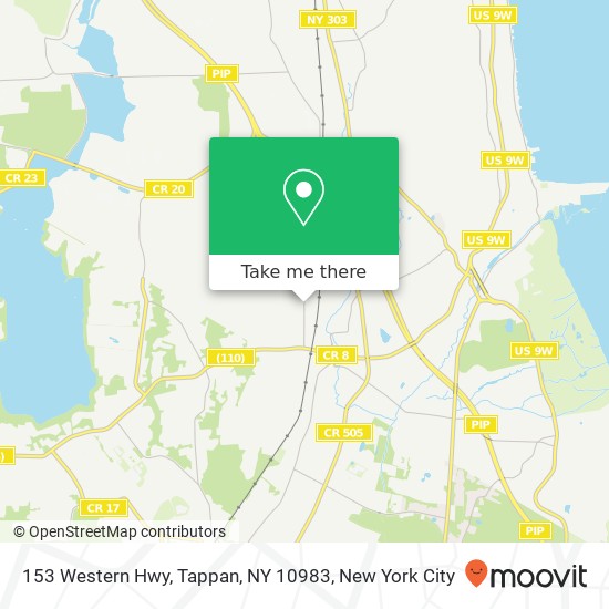153 Western Hwy, Tappan, NY 10983 map