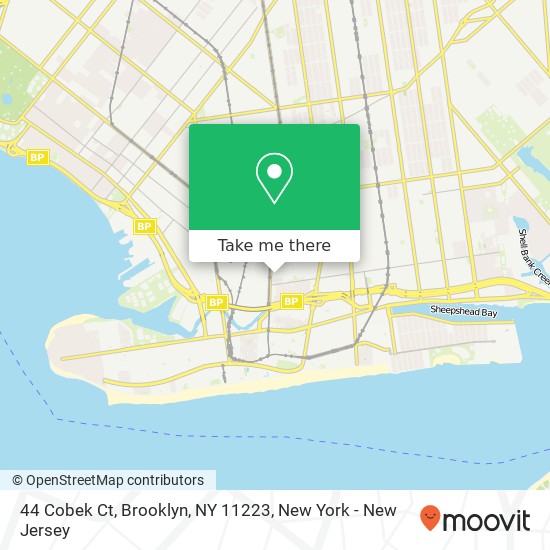 44 Cobek Ct, Brooklyn, NY 11223 map
