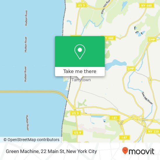 Mapa de Green Machine, 22 Main St