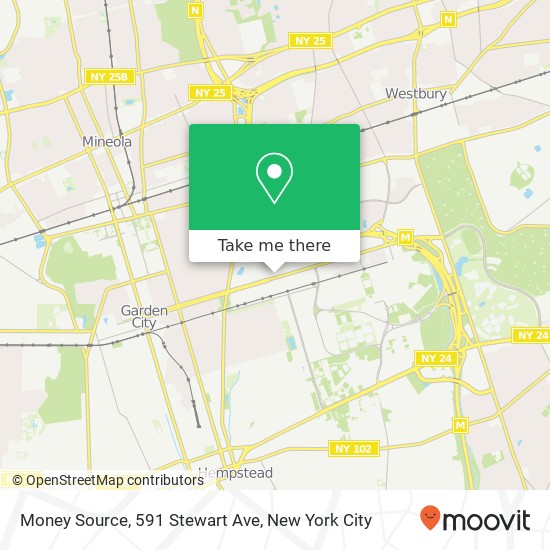 Money Source, 591 Stewart Ave map