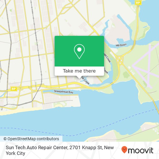 Mapa de Sun Tech Auto Repair Center, 2701 Knapp St