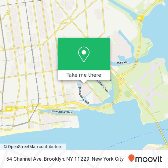 54 Channel Ave, Brooklyn, NY 11229 map