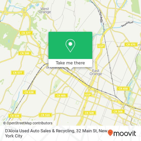 Mapa de D'Aloia Used Auto Sales & Recycling, 32 Main St