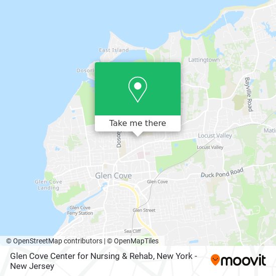 Glen Cove Center for Nursing & Rehab map