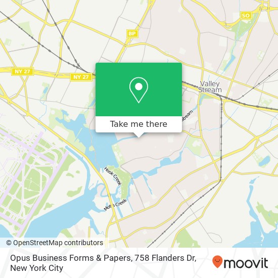 Mapa de Opus Business Forms & Papers, 758 Flanders Dr