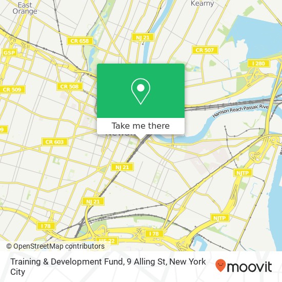 Mapa de Training & Development Fund, 9 Alling St