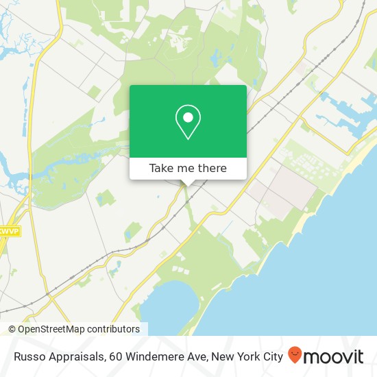 Russo Appraisals, 60 Windemere Ave map