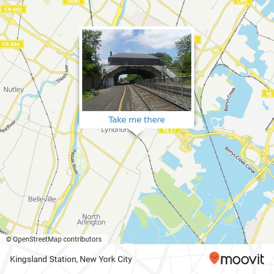 Kingsland Station map