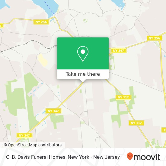 O. B. Davis Funeral Homes map