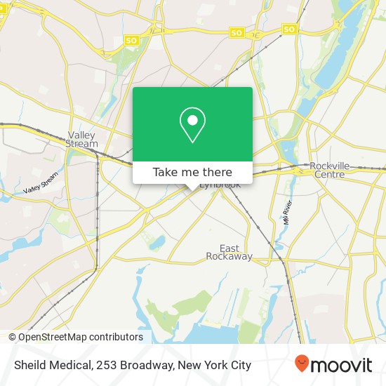 Mapa de Sheild Medical, 253 Broadway