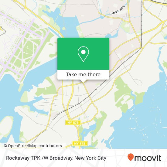 Mapa de Rockaway TPK /W Broadway