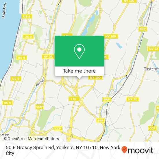 50 E Grassy Sprain Rd, Yonkers, NY 10710 map