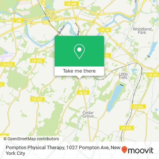 Pompton Physical Therapy, 1027 Pompton Ave map