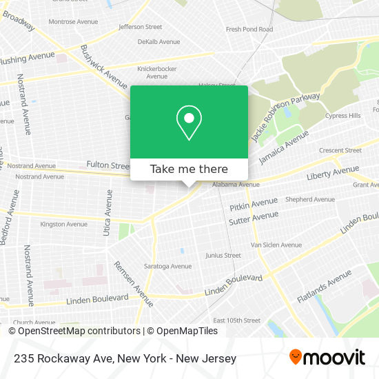 Mapa de 235 Rockaway Ave