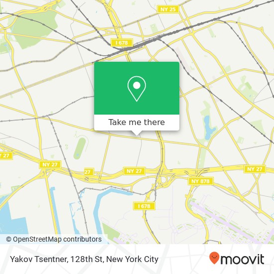 Mapa de Yakov Tsentner, 128th St