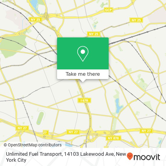 Mapa de Unlimited Fuel Transport, 14103 Lakewood Ave