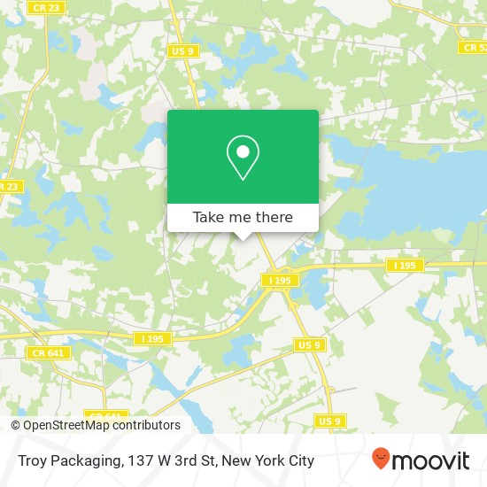 Troy Packaging, 137 W 3rd St map