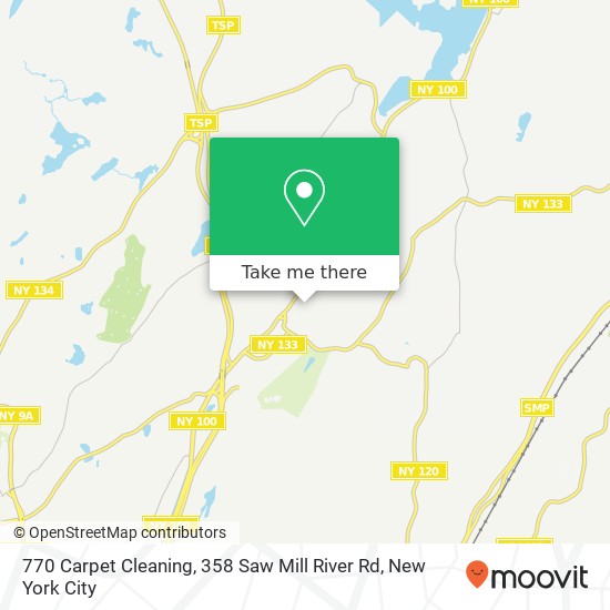770 Carpet Cleaning, 358 Saw Mill River Rd map