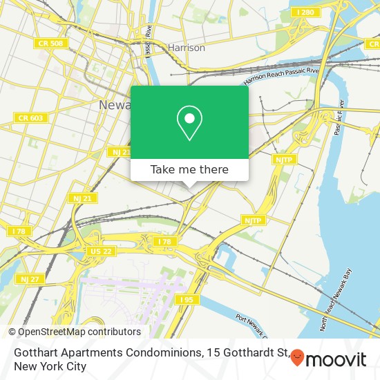 Gotthart Apartments Condominions, 15 Gotthardt St map