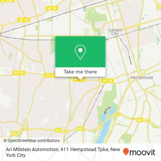 Ari Milstein Automotion, 411 Hempstead Tpke map