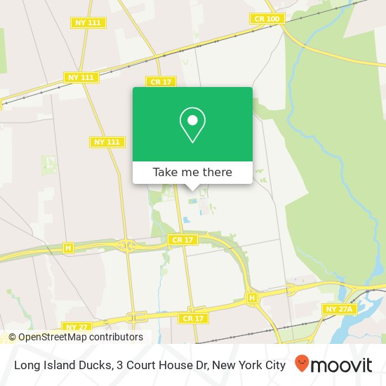 Long Island Ducks, 3 Court House Dr map