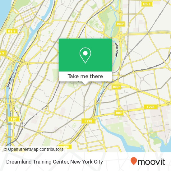Dreamland Training Center, 1582 Boston Rd map