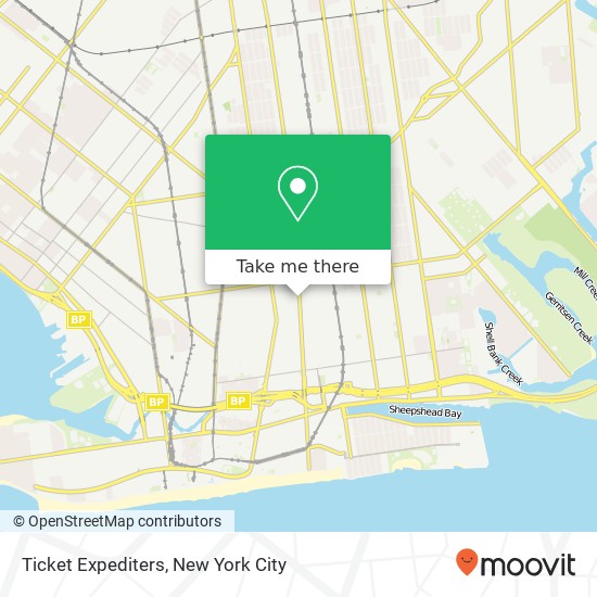 Ticket Expediters map