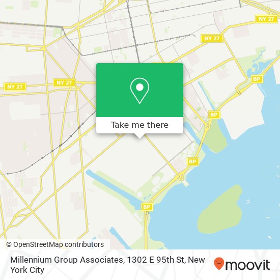 Mapa de Millennium Group Associates, 1302 E 95th St