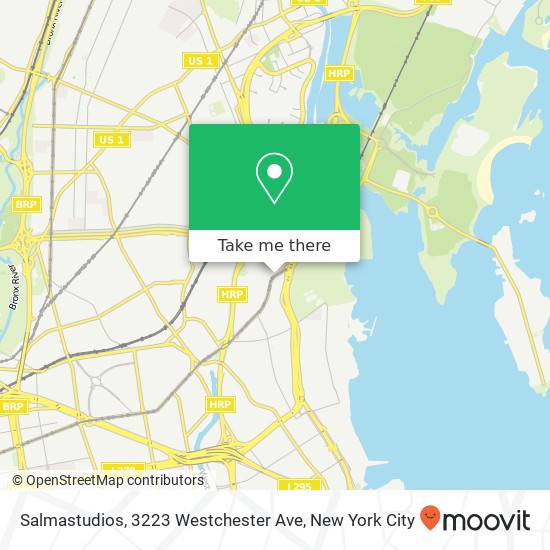 Mapa de Salmastudios, 3223 Westchester Ave