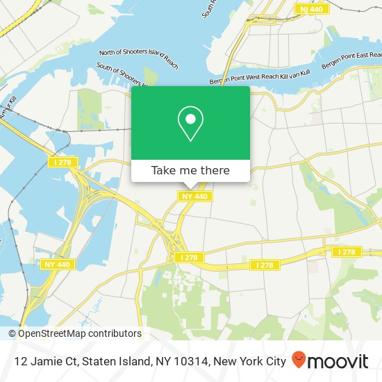 12 Jamie Ct, Staten Island, NY 10314 map