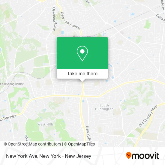 New York Ave map