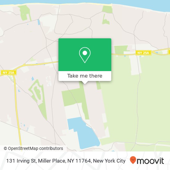 Mapa de 131 Irving St, Miller Place, NY 11764