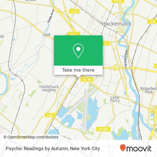 Psychic Readings by Autumn map