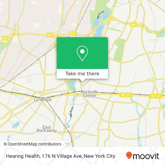 Hearing Health, 176 N Village Ave map