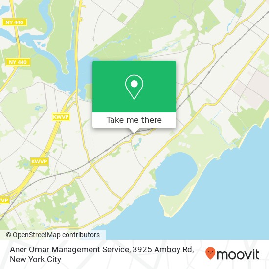 Mapa de Aner Omar Management Service, 3925 Amboy Rd