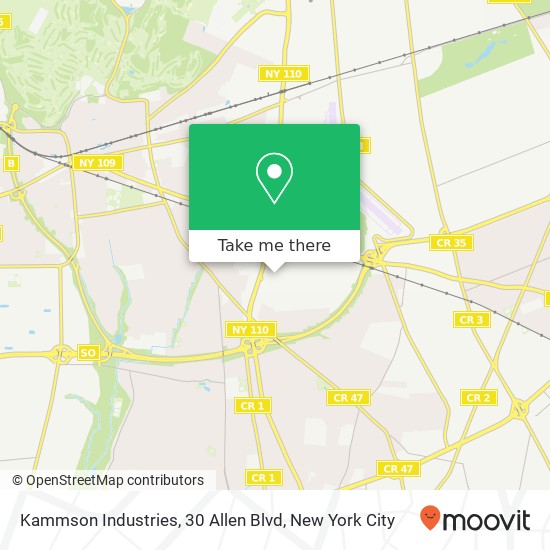 Mapa de Kammson Industries, 30 Allen Blvd