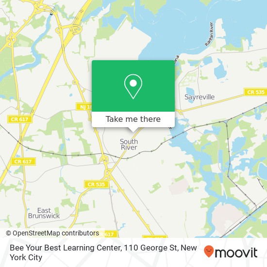 Mapa de Bee Your Best Learning Center, 110 George St