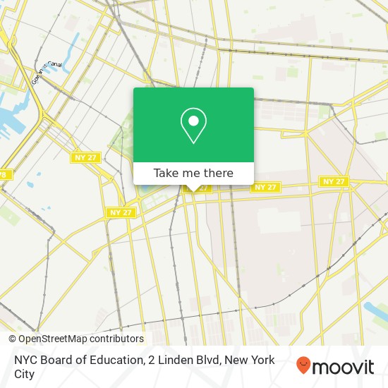 NYC Board of Education, 2 Linden Blvd map