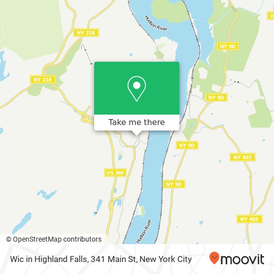 Mapa de Wic in Highland Falls, 341 Main St