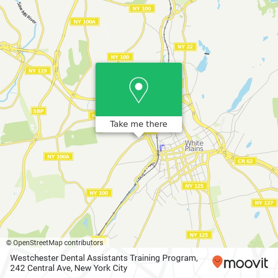 Westchester Dental Assistants Training Program, 242 Central Ave map