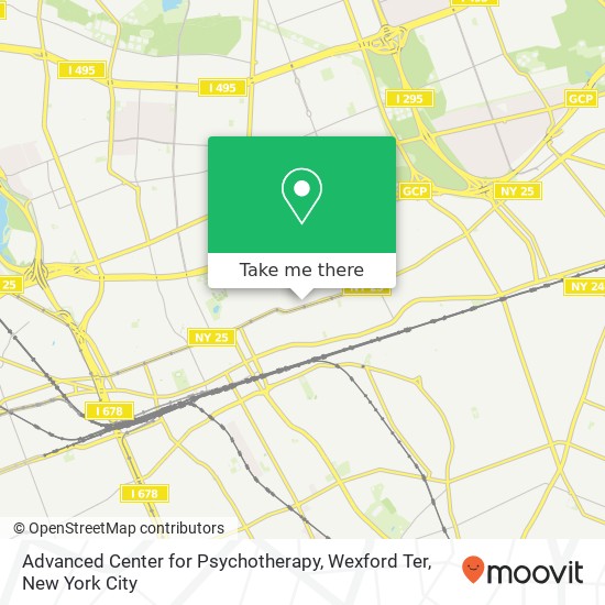 Advanced Center for Psychotherapy, Wexford Ter map