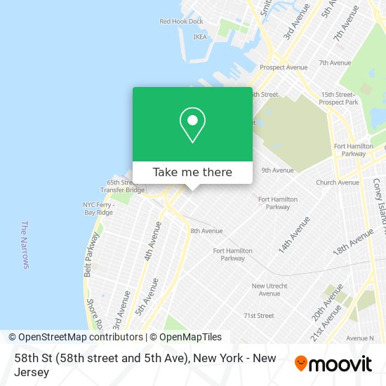 58th St (58th street and 5th Ave) map